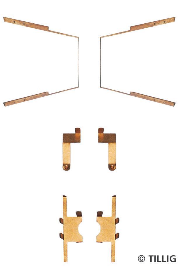 Tillig 76914 - Nachrüstsatz Kontakstreifen für Innenbeleuchtung