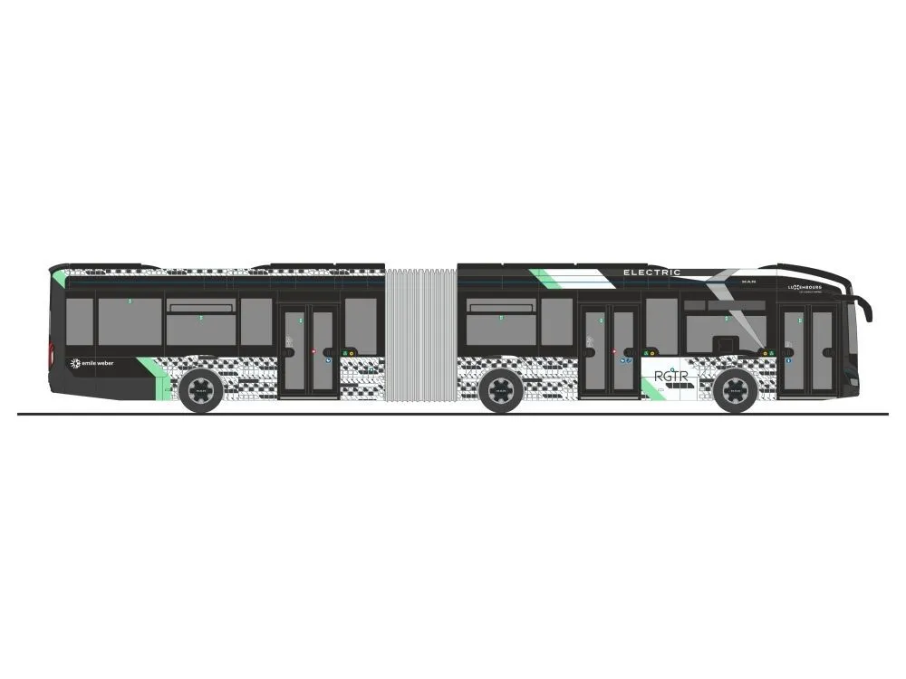 Rietze 76531 - MAN Lion's City 18 E Emile Weber - RGTR (LU) H0 1:87