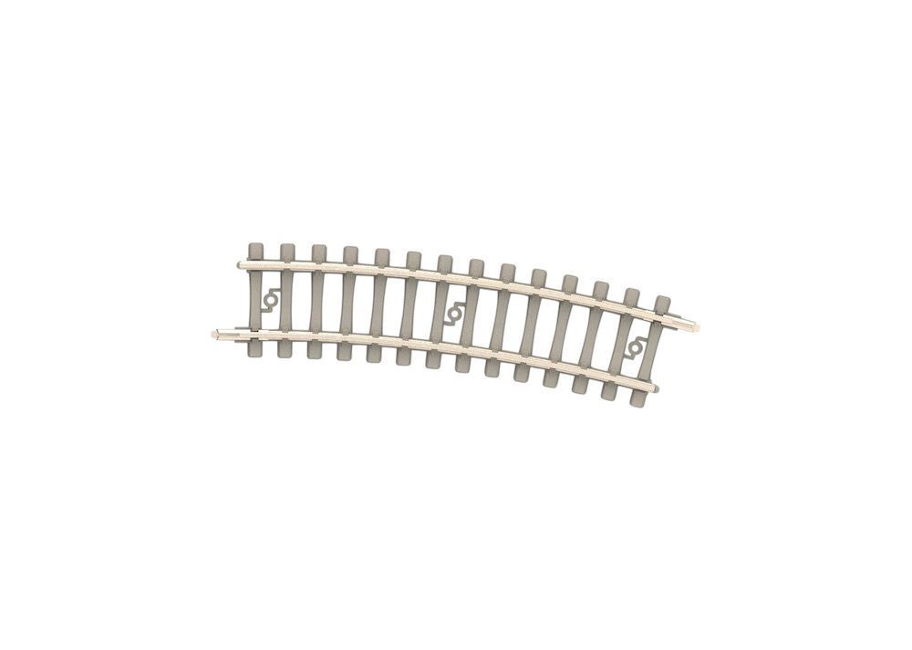 Trix 14524 - Gleis gebogen R2 228,2mm 15° Betonschwelle N 1:160 Trix 14524 - Gleis gebogen R2 228,2mm 15° Betonschwelle N 1:160