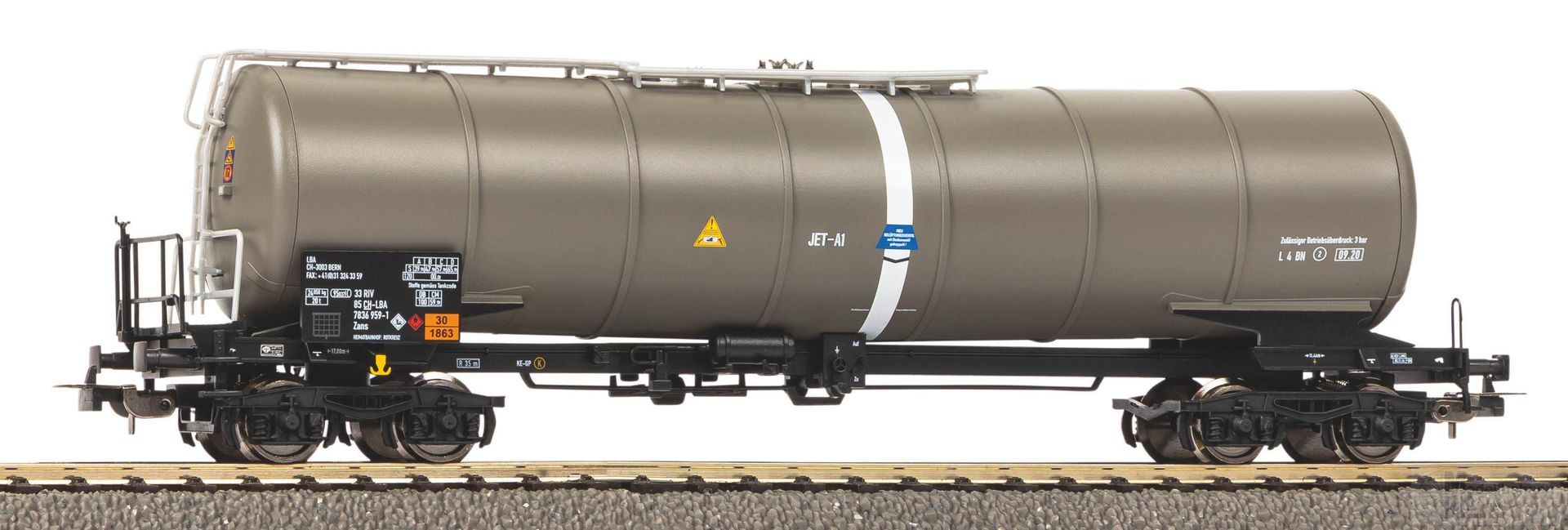 54098_24628 Piko 24628 - Knickkesselwagen CH-LBA Ep.VI Zans Jet A-1 H0/GL