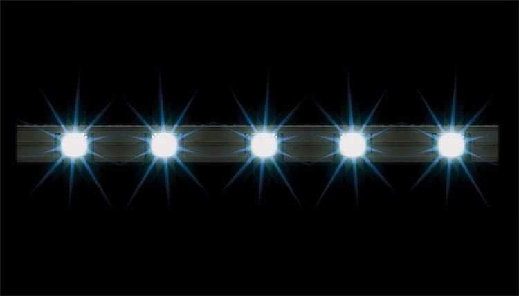 Faller 180648 - 2 Led-Lichtleisten H0 1:87