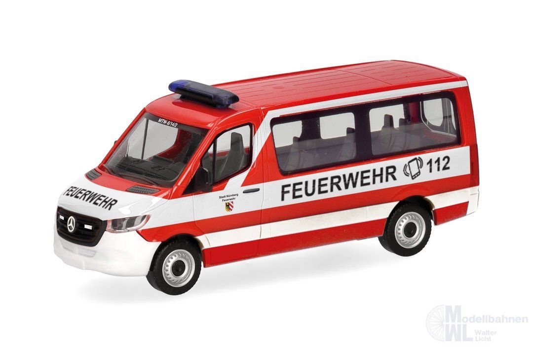 Herpa 098885 - Mercedes-Benz Sprinter `18 FD Bus  FW N. H0 1:87
