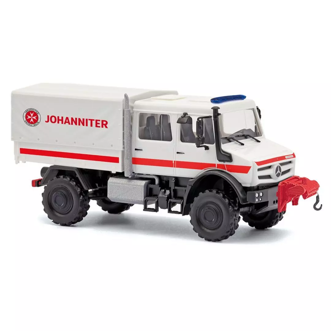 Busch 51084 - Mercedes-Benz Unimog 5023 Johanniter H0 1:87