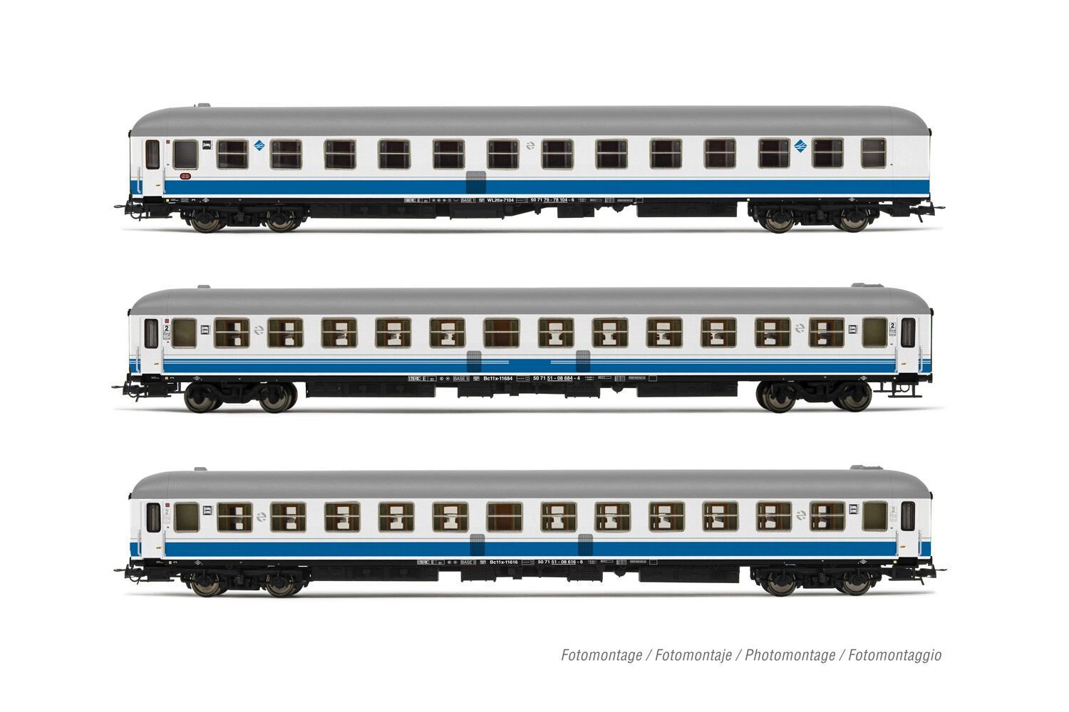 Electrotren 4019 - Personenwagen Set RENFE Ep.V 3.tlg. H0/GL