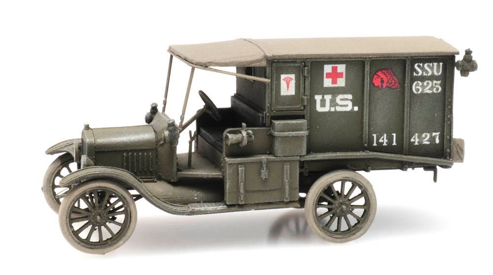 ARTITEC b.v. 6870308 - US T-Ford Ambulance H0 1:87