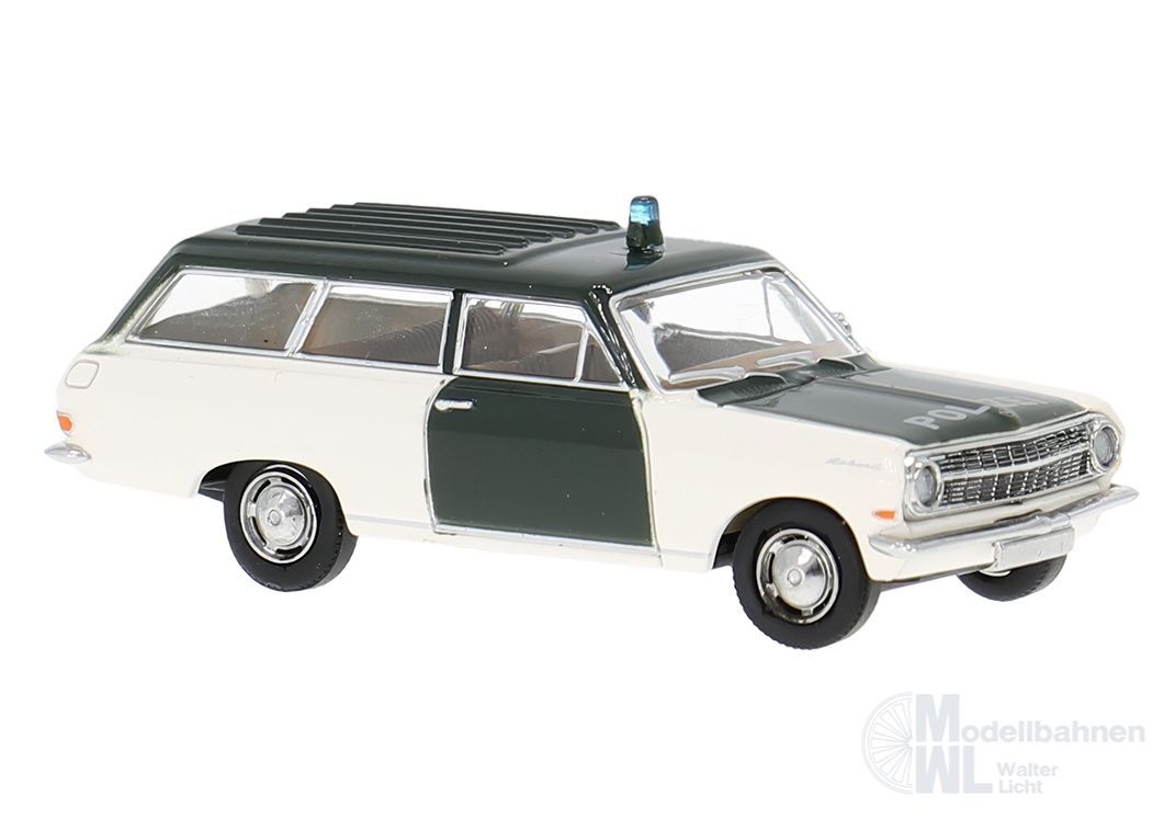 Brekina 20474 - Opel Rekord A CarAVan der Polizei H0 1:87