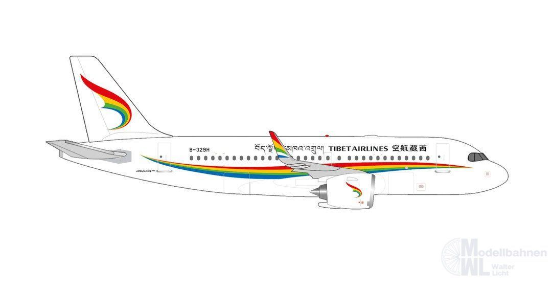 Herpa 538718 - Airbus A319neo Tibet Airlines 1:500