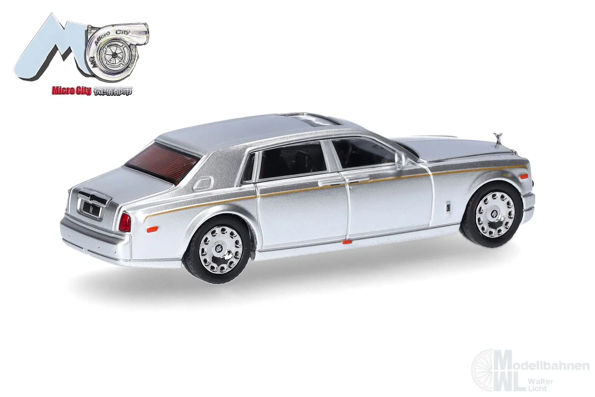 Herpa 87MC000066 - Rolls Royce Phantom, silber H0 1:87