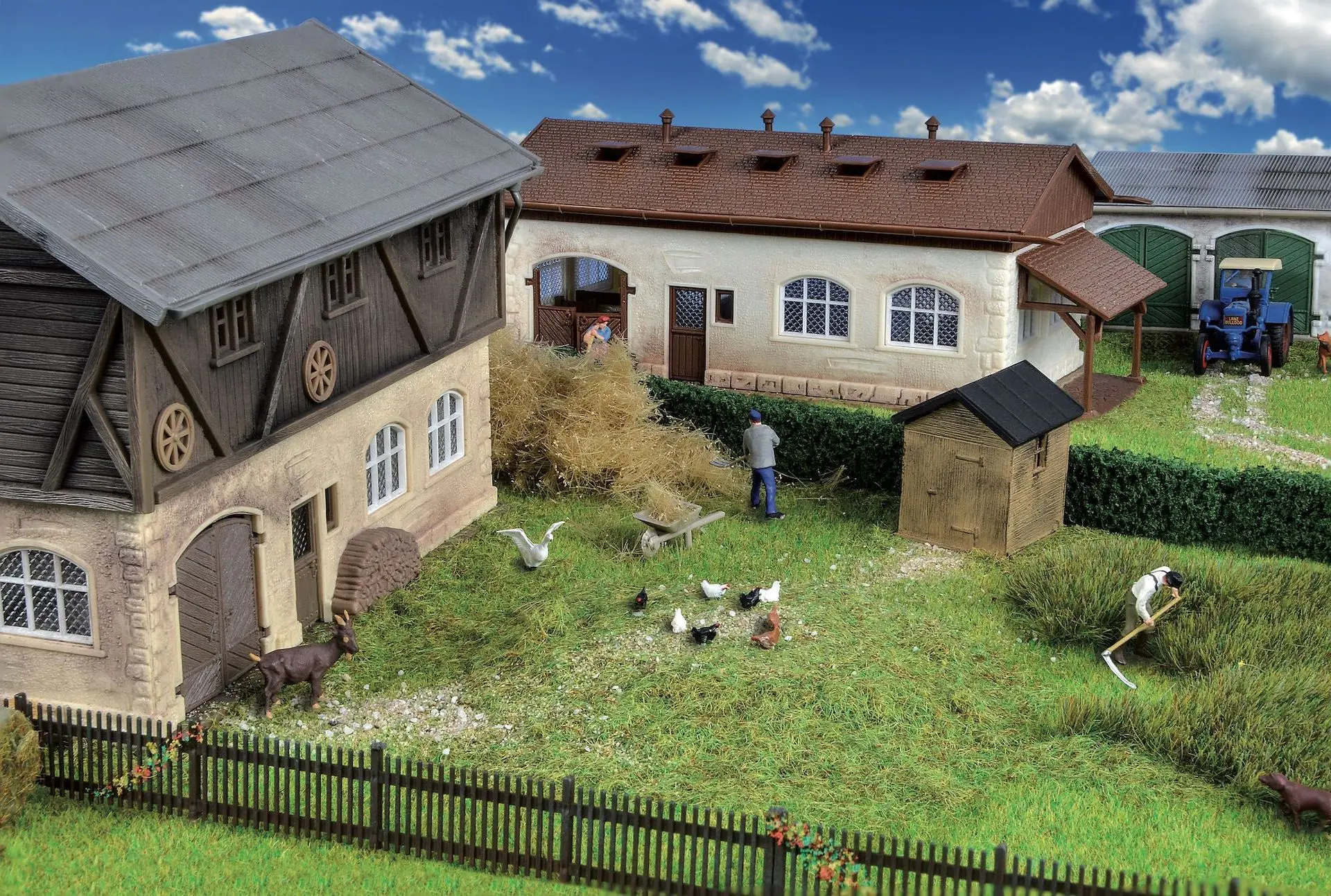 Viessmann 1528 - Hühnerhof H0 1:87