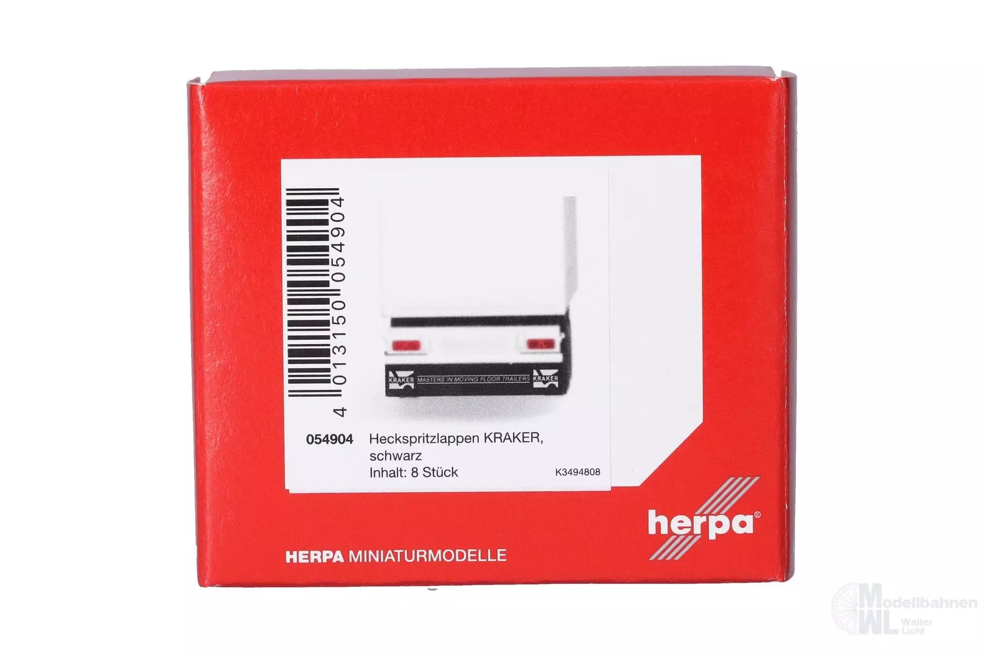 Herpa 054904 - Zubehör Heckspritzlappen für Auflieger KRAKER H0 1:87