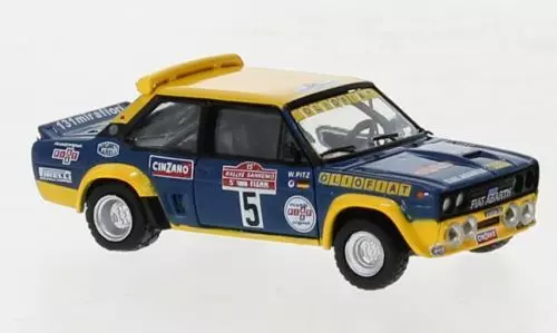 Brekina 22658 - Fiat 131 Abarth Olio Fiat von Walter Röhrl San Remo 77 H0 1:87