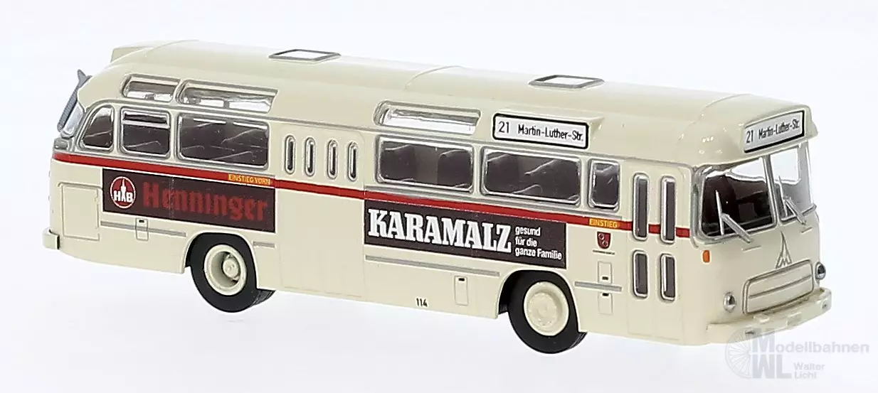 Brekina 59536 - Magirus Saturn 2 Henninger Karamalz Mainz H0 1:87