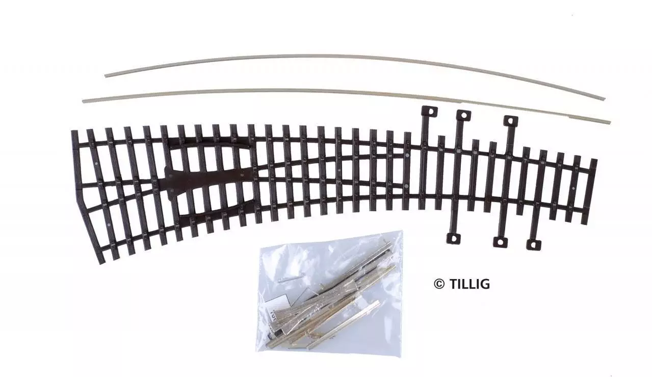 Tillig 82410 - Bausatz Innenbogenweiche links H0/GL