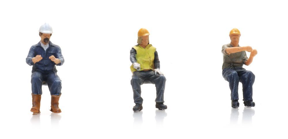 ARTITEC b.v. 5870027 - Gabelstaplerfahrer 3 Figuren H0 1:87