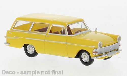 Brekina 20136 - Opel P2 CarAVan, gelb H0 1:87