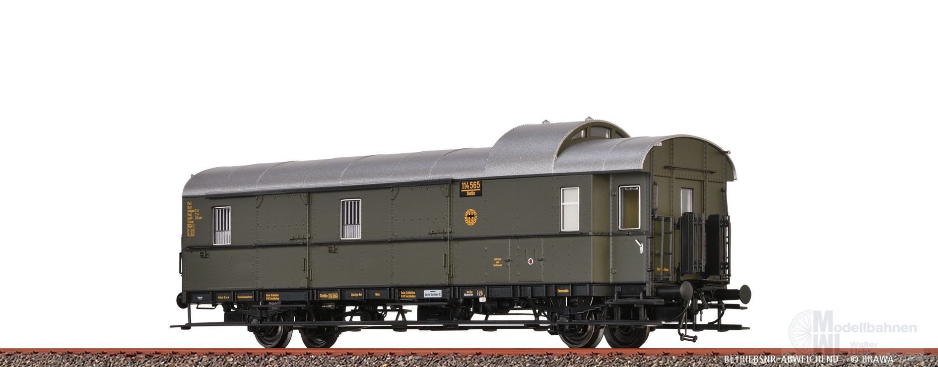 Brawa 46788 - Gepäckwagen DRG Ep.II Pwi-29 H0/GL