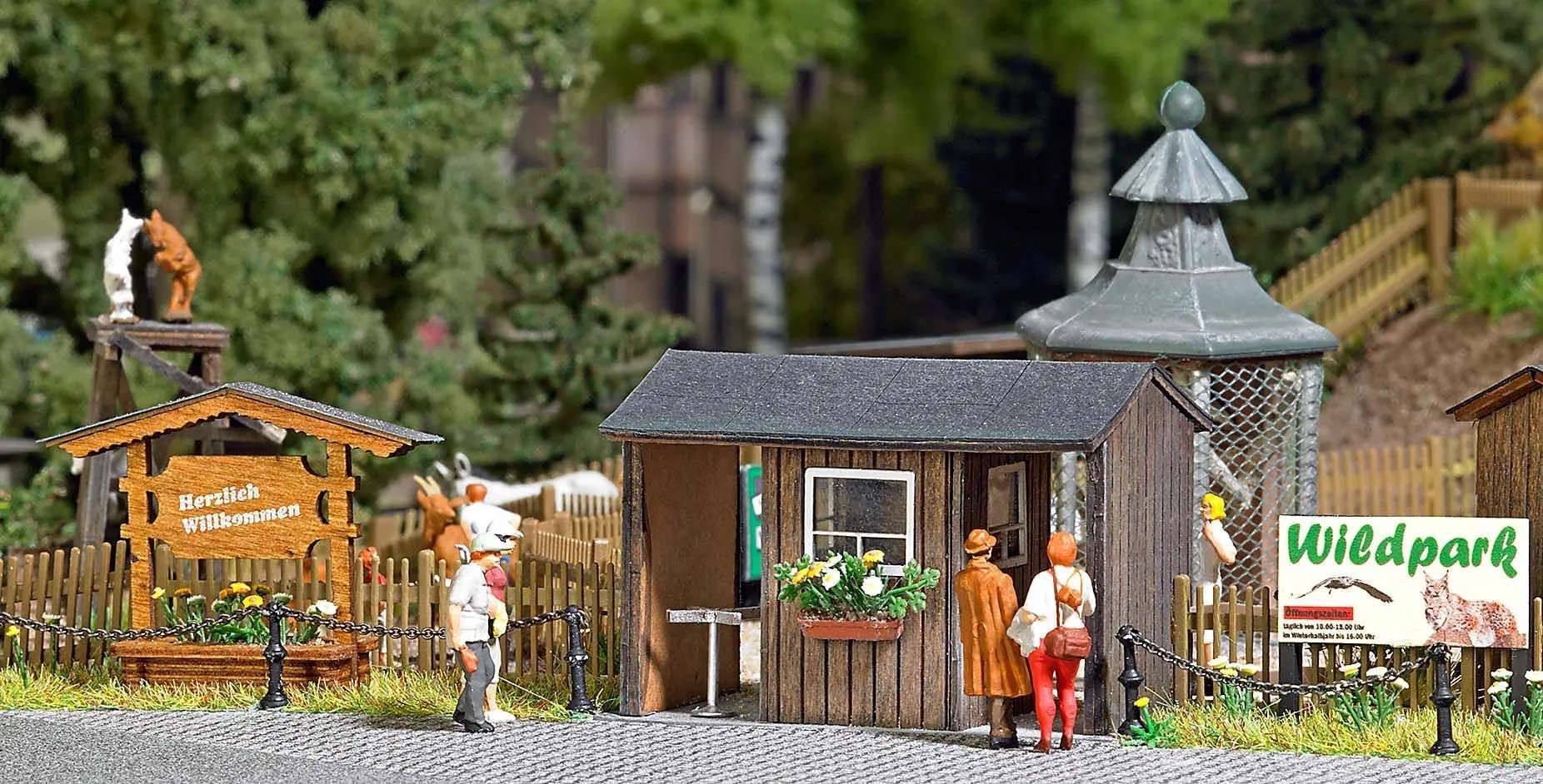 Busch 1580 - Kassenhaus H0 1:87