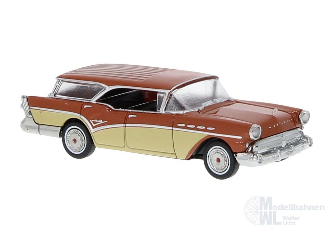 Brekina 18179 - Buick Century Caballero beige/orange H0 1:87