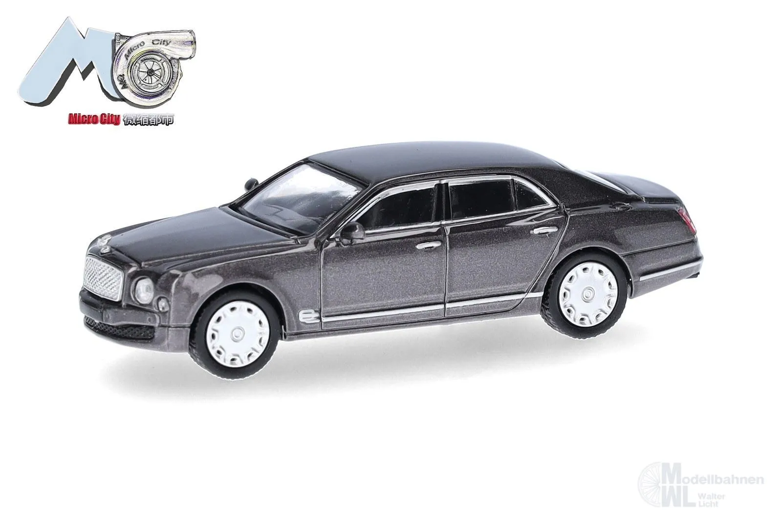 Herpa 87MC000149 - Bentley Mulsanne grau H0 1:87