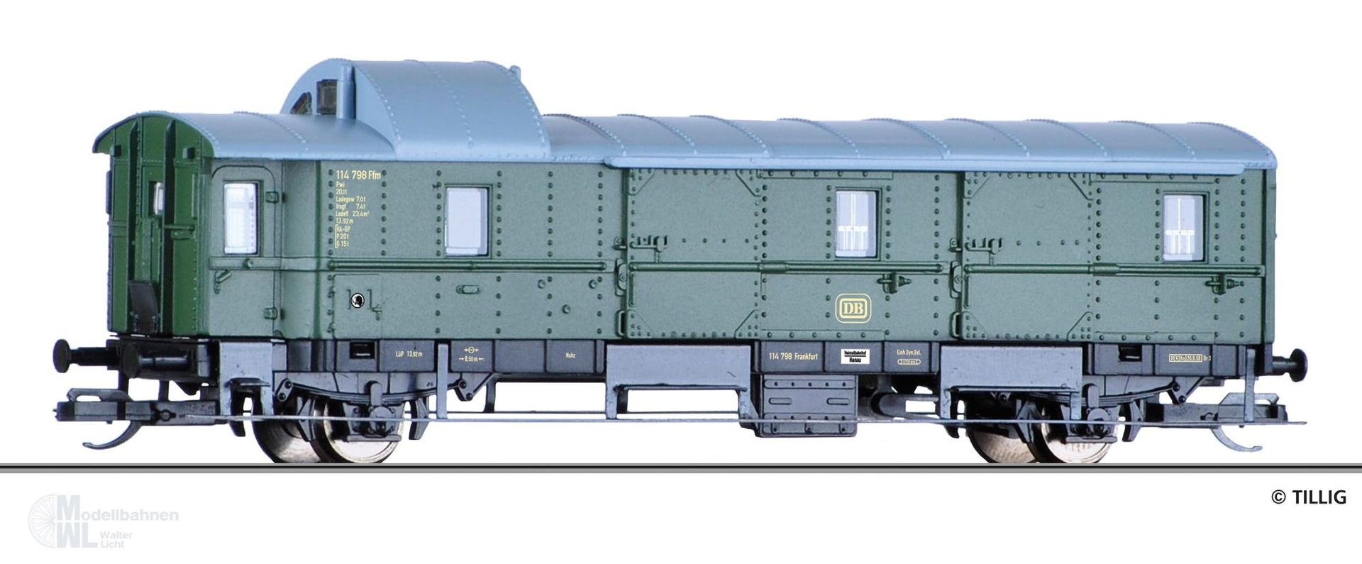 Tillig 13405 - Gepäckwagen DB Ep.III Pwi  TT 1:120
