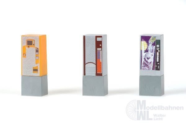 Rietze 70198 - Getränkeautomaten 3 Stück H0 1:87