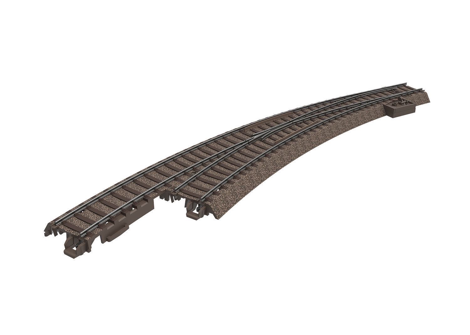 Trix 62771 - Bogenweiche schlank R 3 515 mm 30° Grad links H0/GL