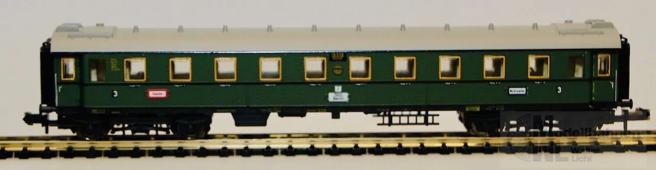 Trix 13151 - MINITRIX - Personenwagen DRG Ep.II 3.Kl. C4ü N 1:160