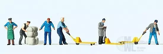 Preiser 10255 - Güterbodenpersonal H0 1:87