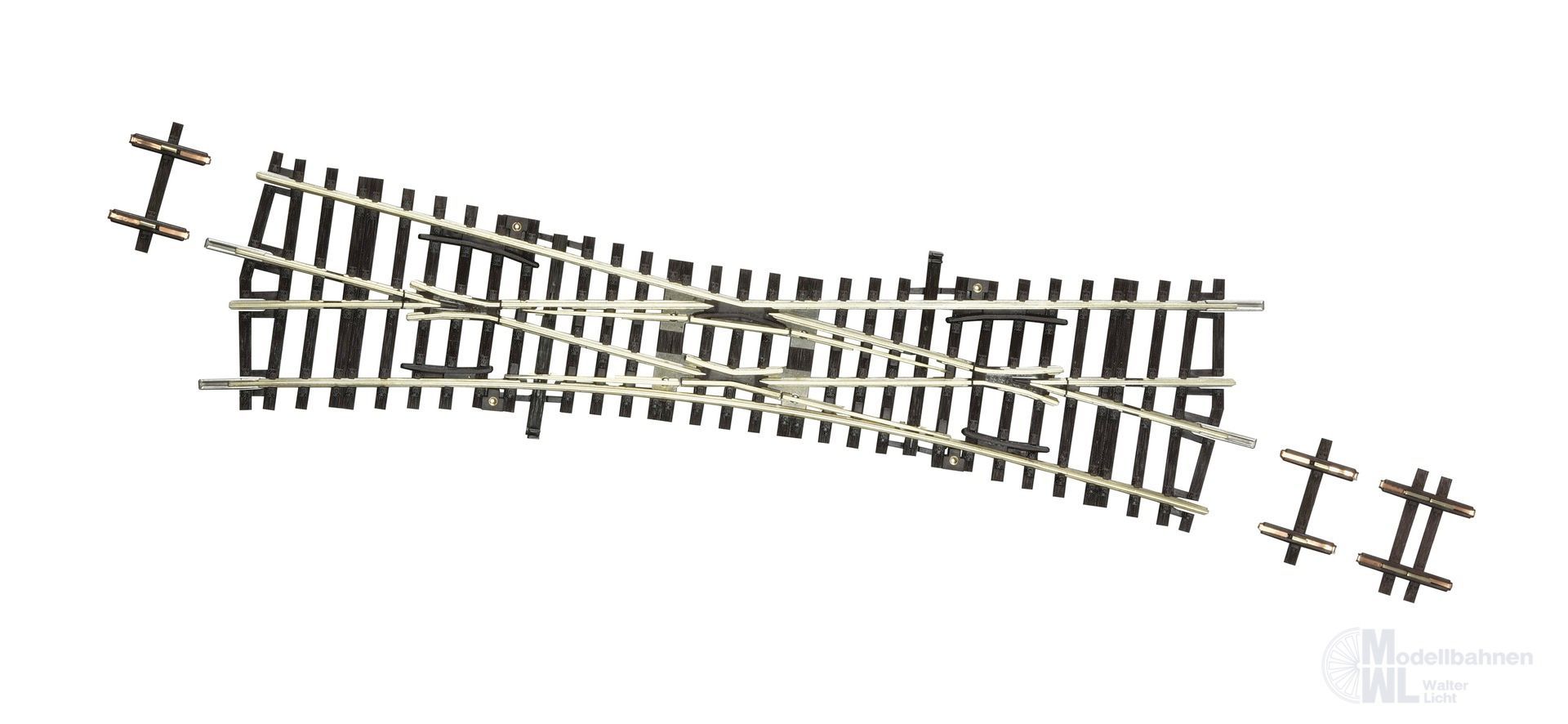Roco 42449 - Einfache Kreuzungsweiche EKW15° H0/GL