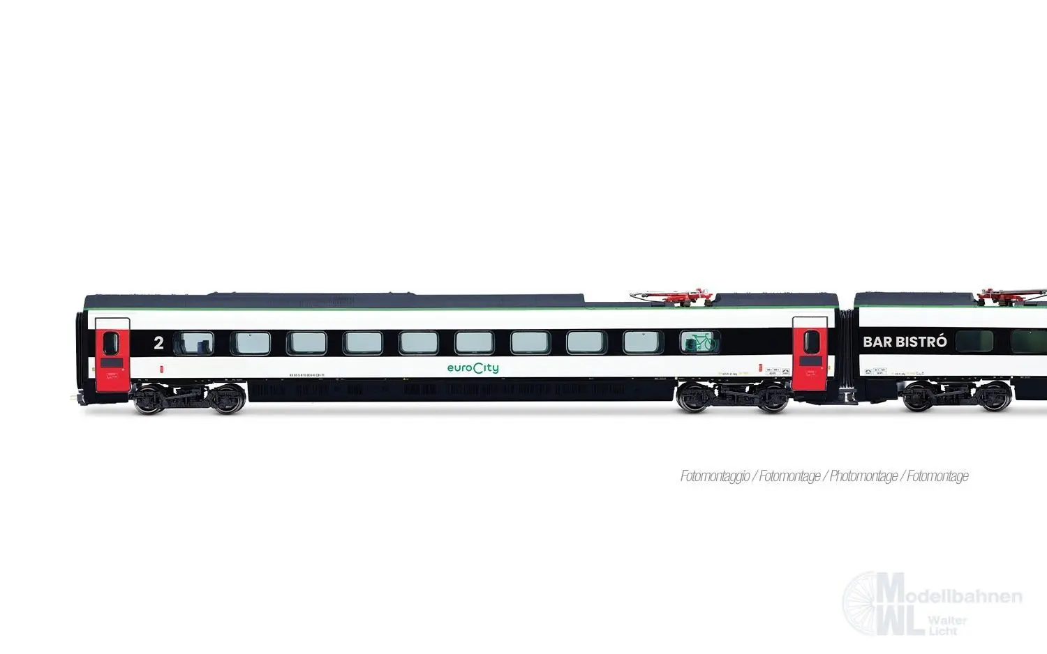 Lima 4689 - Ergänzungswagen Set ETR 610 FS Trenitalia Ep.VI 3.tlg. H0/GL