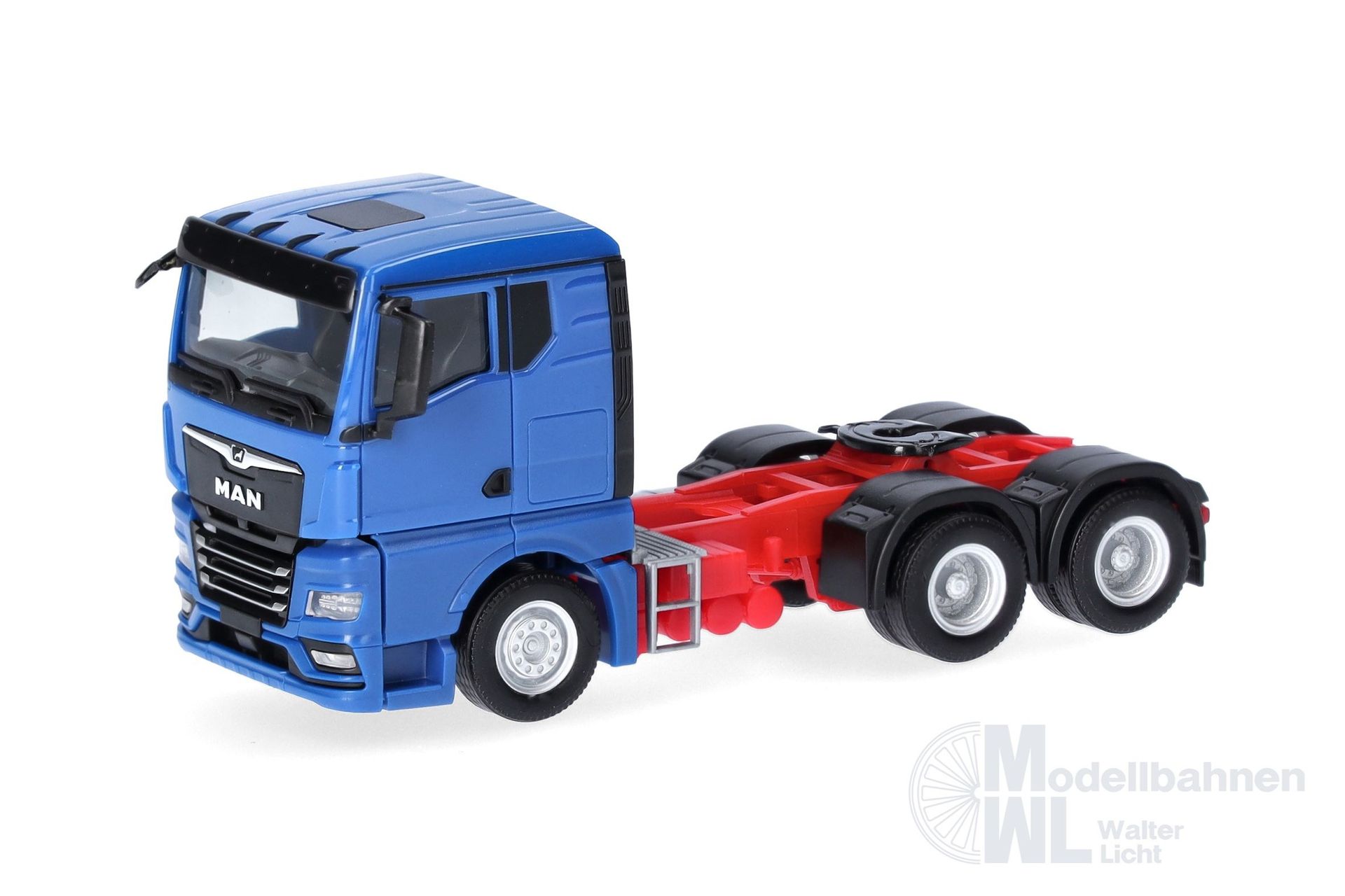 Herpa 320566 - MAN TGX GN Zugmaschine 3 achs blau H0 1:87