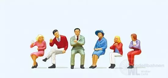 Preiser 10096 - Sitzende Personen H0 1:87