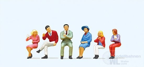Preiser 10096 - Sitzende Personen H0 1:87