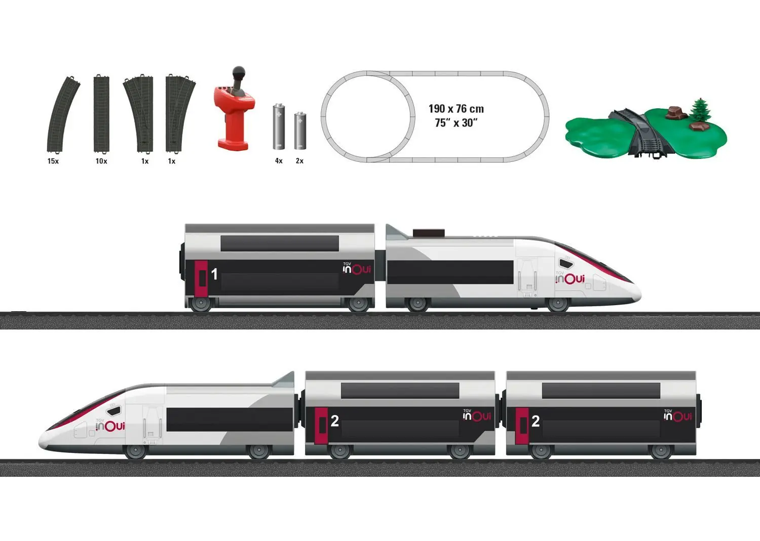 Märklin 29406 - Startpackung TGV Duplex H0/MyWorld
