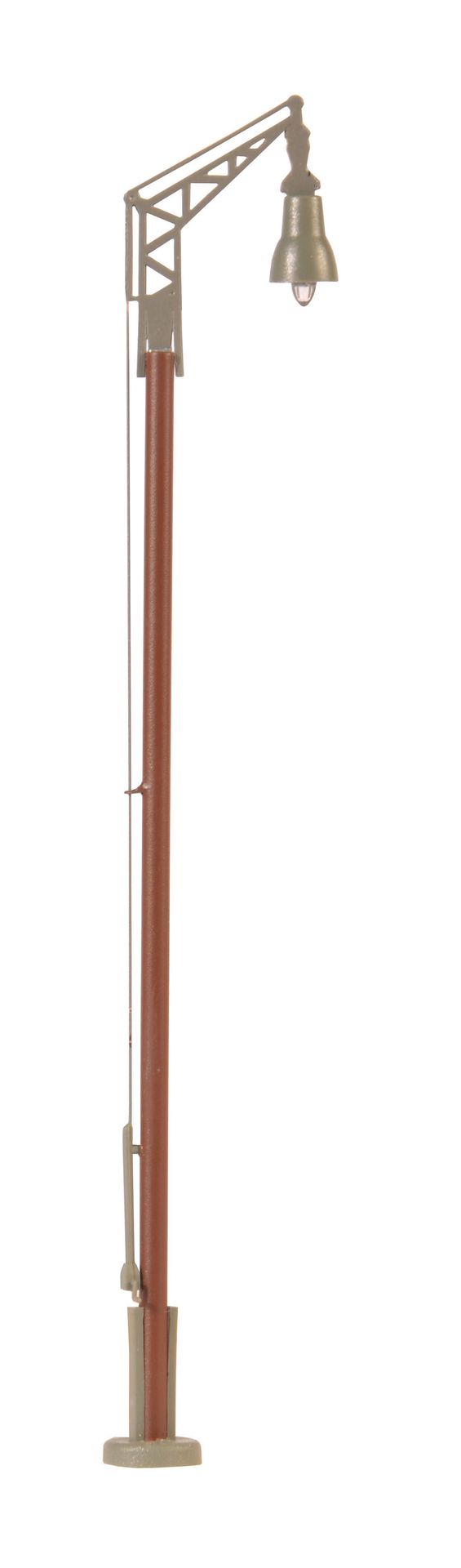 Viessmann 6961 - Holzmastleuchte DDR-Reichsbahn, LED warmweiß TT 1:120