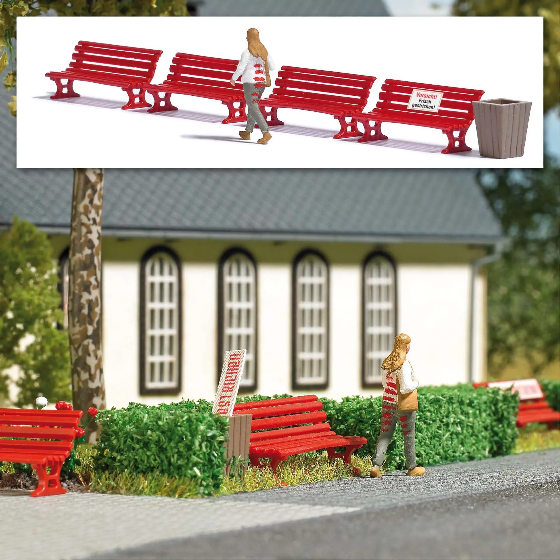 Busch 7979 - A-Set: Frisch gestrichen! H0 1:87