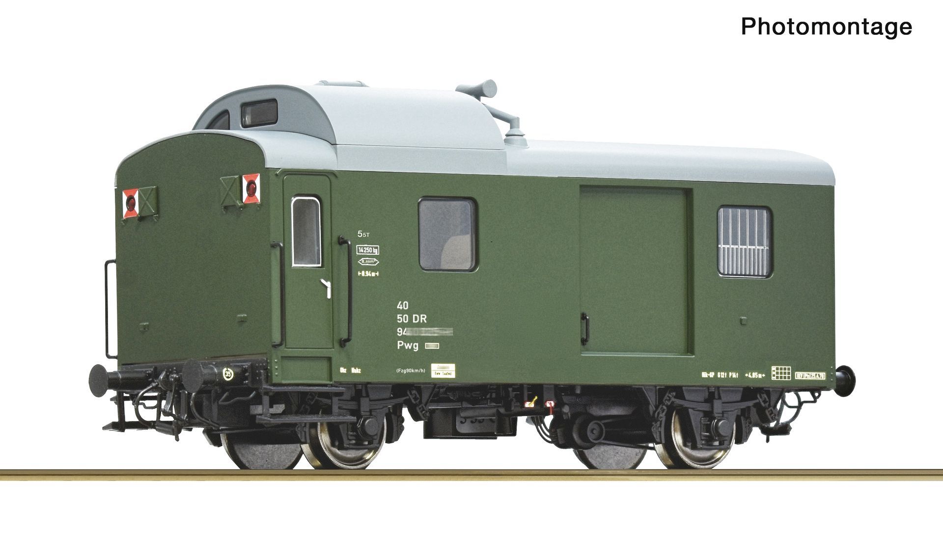 Roco 6600414 - Güterzugbegleitwagen Pwg DR
