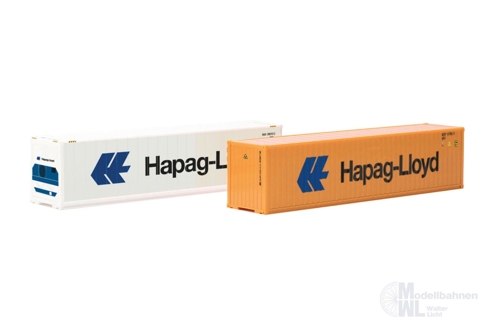 Herpa 076449-006 - Container-Set 2x40 ft.Hapag-Lloyd H0 1:87
