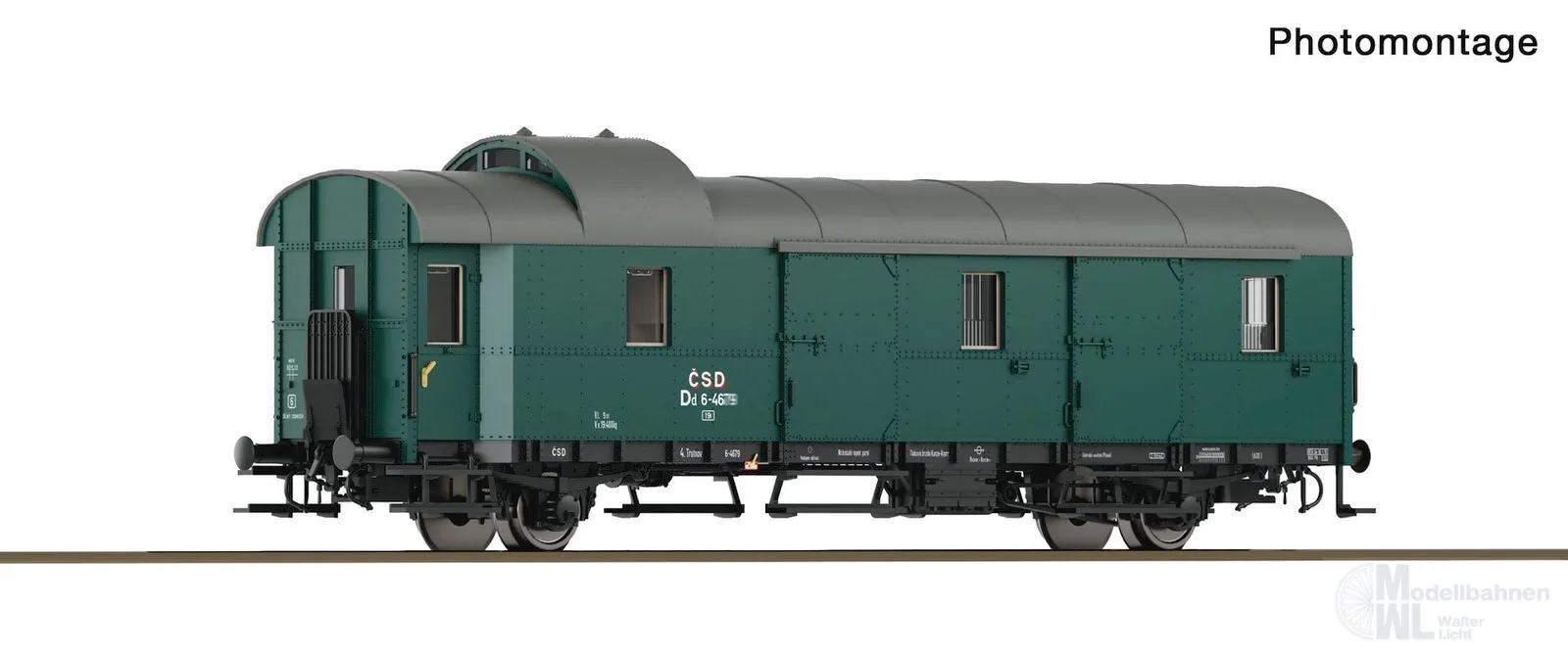 Roco 6280077 - Packwagen Donnerbüchse CSD Ep.III Dd TT 1:120