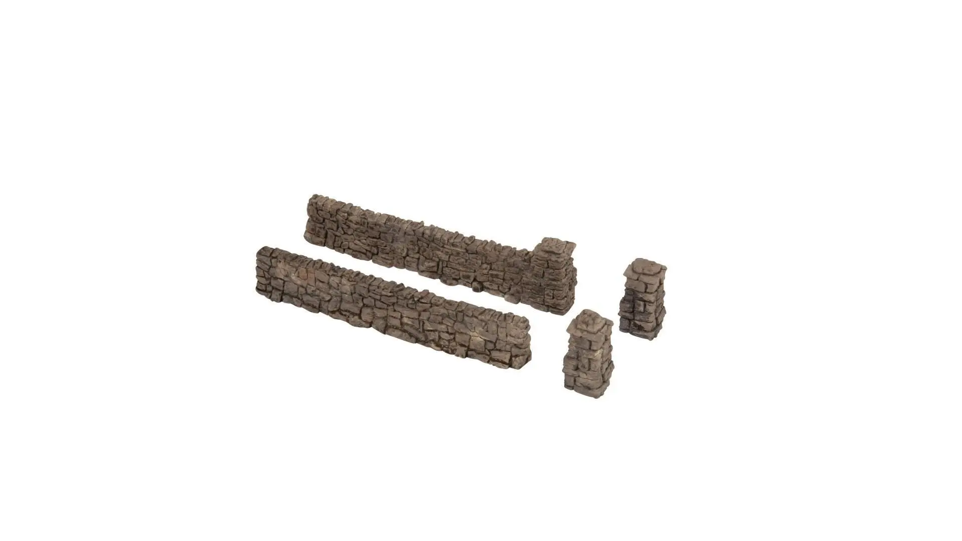 Noch 33170 - Bruchsteinmauer N 1:160