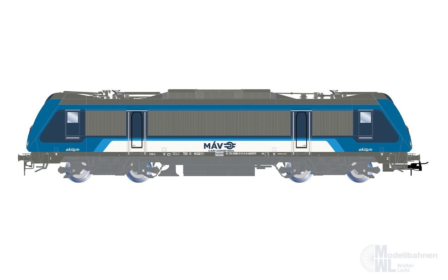 Rivarossi 2995S - E-Lok BR 490 010 Akiem/MAV Ep.VI (ex SNCV BB 36000) H0/GL Sound