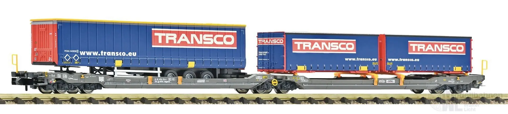 Fleischmann 6660151 - Doppeltaschen-Gelenkwagen Ep.VI N 1:160
