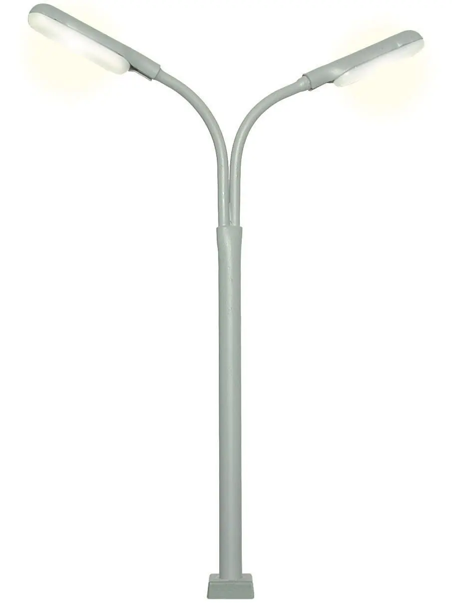 Viessmann 60951 - Peitschenleuchte doppelt 2 LED´s weiß H0 1:87