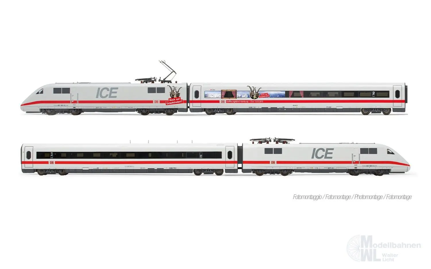 Lima 1755 - Triebzug ICE 1 DB Ep.VI Bock auf Graubünden 4.tlg. H0/GL