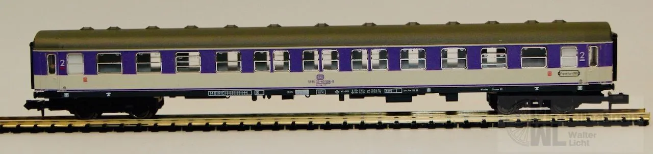 Fleischmann 8117 - FLEISCHMANN - Liegewagen DB Ep.IV Bctüm 256 Popfarbe N 1:160