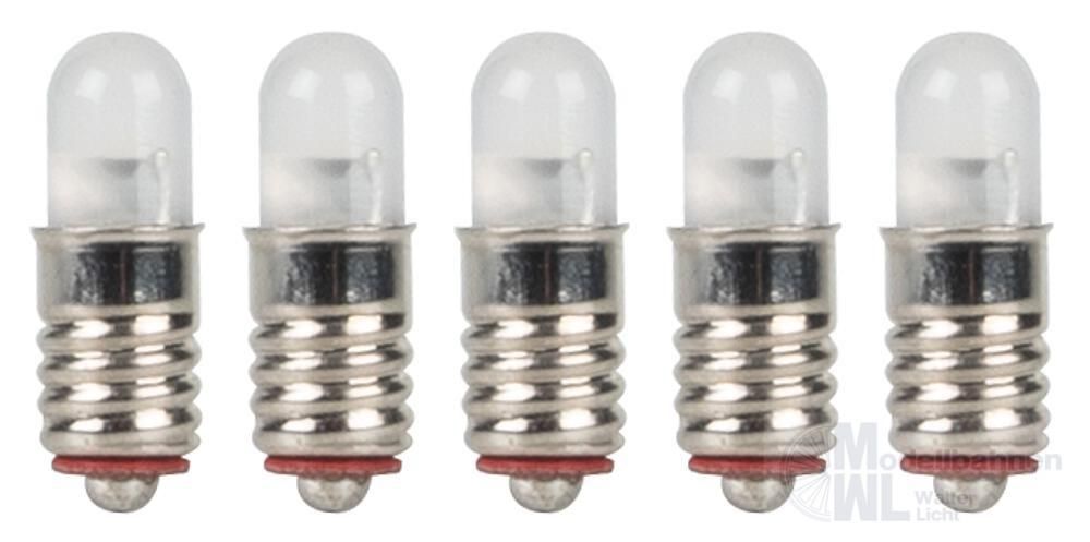 Faller 180229 - 5 LEDs für Beleuchtungssockel H0 1:87
