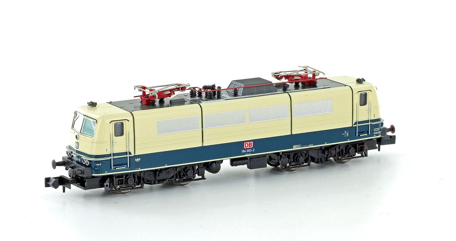 Hobbytrain 2885 - E-Lok BR 184 003 EB Ep.V Museumslok creme/blau N 1:160 Hobbytrain 2885 - E-Lok BR 184 003 EB Ep.V Museumslok creme/blau N 1:160