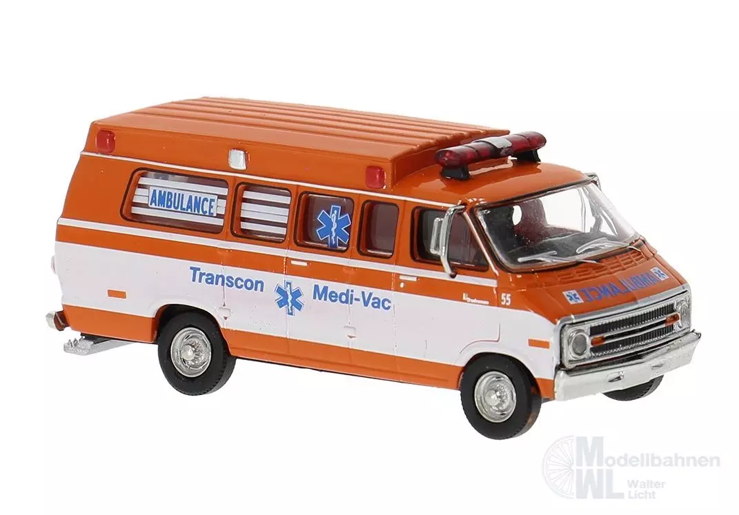 Brekina 18305 - Dodge Ambulance Transcon H0 1:87