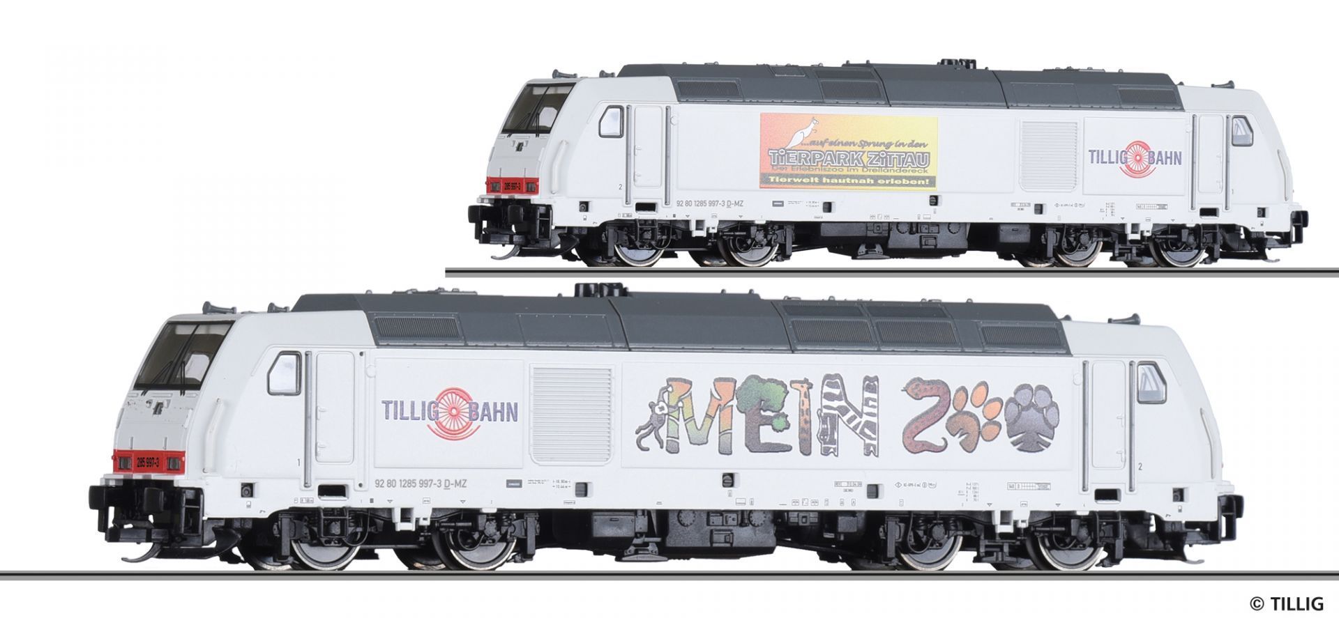 04849-HM Tillig 04849 - START-Diesellok BR 285 Mein Zoo Ep.VI TT 1:120