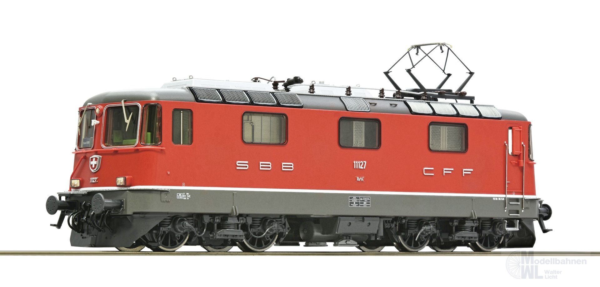 Roco 7520138 - E-Lok Re 4/4 II SBB Ep.V/VI 11127 rot H0/WS Sound